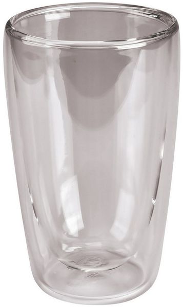 Dimono Latte-Macchiato-Tasse Doppelwandiges Trinkglas 450ml – Latte-Macchiatogläser Borosilikat Set, 2-tlg, Borosilikat-Glas, Wasser- Longdrink- & Cocktailgläser