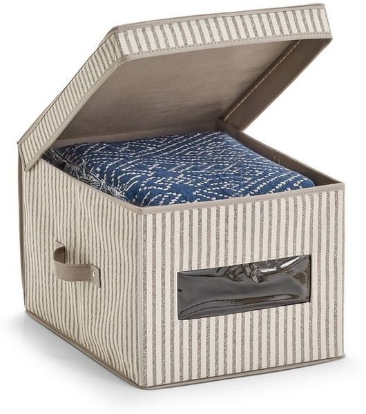 HTI-Living Aufbewahrungsbox Aufbewahrungsbox mit Deckel Stripes (1 Aufbewahrungsbox mit Deckel), Unterbettbox Organizer
