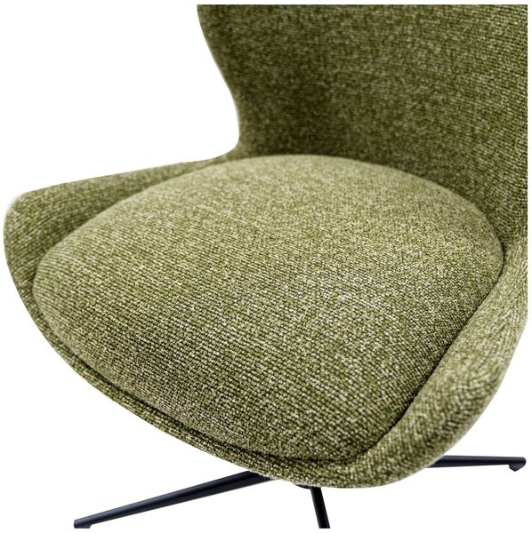 Esszimmerstuhl Salcin 2er-Set aus Boucle-Stoff - mit Dreh-Rückstellfunktion, Grün Bild 8