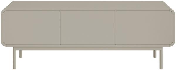 Selsey 'Oro' TV-Lowboard mit 3 Schubladen, greige, ca. 53 x 154 x 40 cm