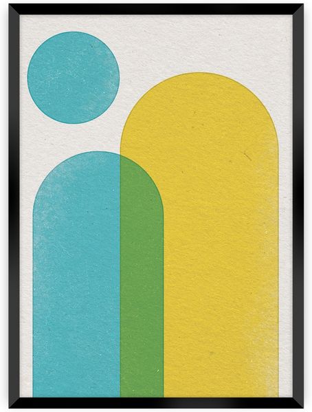Dekoria Poster Abstract Shapes II