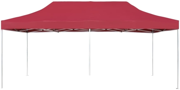 vidaXL Profi-Partyzelt Faltbar Aluminium 6×3 m Weinrot 45504