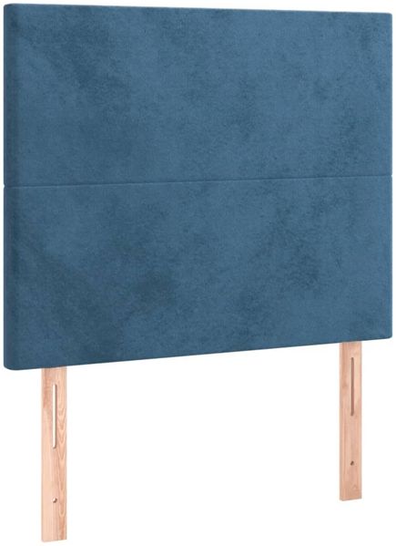 Bettgestell mit Kopfteil Samt Dunkelblau 100x200 cm Bild 9