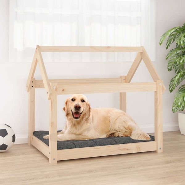 vidaXL Hundebett 81x60x70 cm Massivholz Kiefer 822207