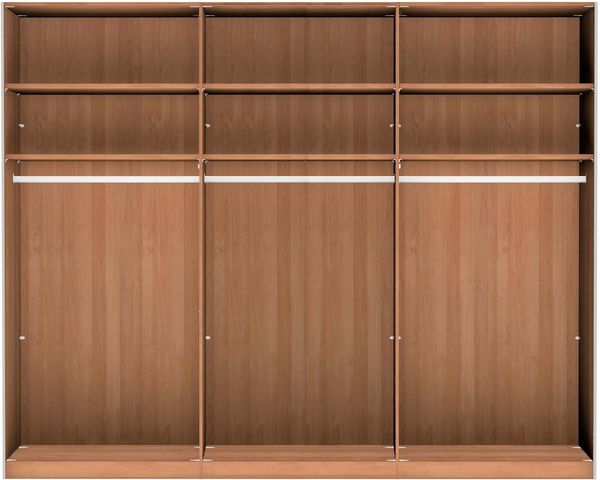 WIEMANN Schwebetürenschrank Cardiff mit massiven Holztüren und Spiegel Bild 3