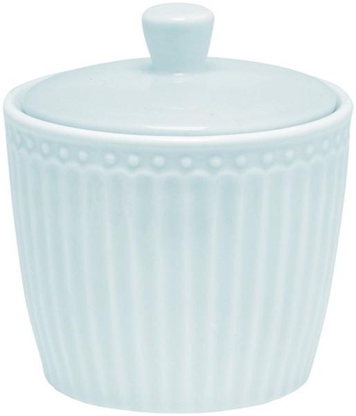 Greengate Zuckerdose Alice Zuckerdose pale blue 10 cm, Stoneware