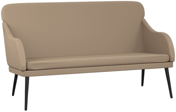 vidaXL Sitzbank Cappuccino-Braun 110x76x80 cm Kunstleder 351435