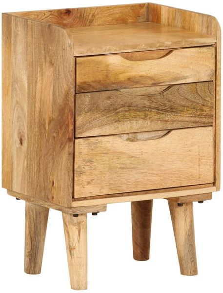 vidaXL Nachttisch Massivholz Mango 40x30x59,5 cm 246788