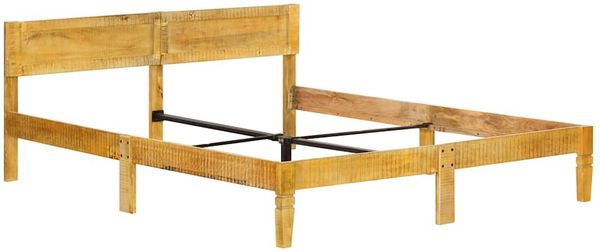 Doppelbett, Betten für Erwachsene, Massivholzbett Mango 180 cm de867