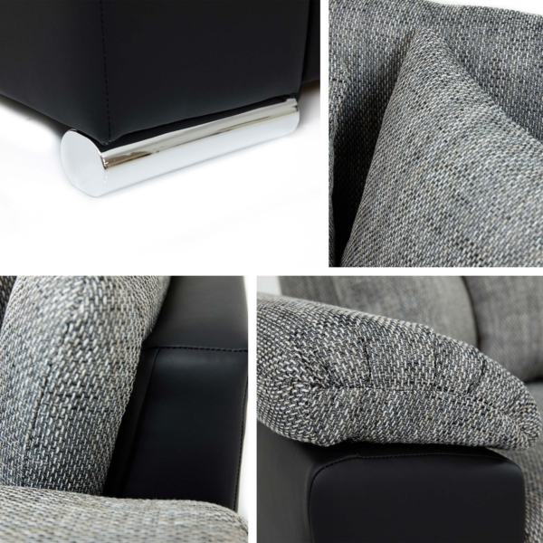 Ecksofa Diana mit Schlaffunktion und Bettkasten (Farbe: Lux 03, Seite: Links) Bild 7