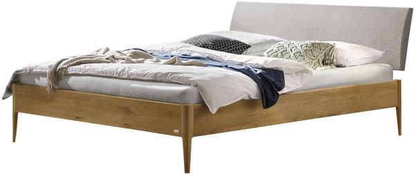 Hasena Lounge Fanano 180x210 Wildeiche natur, geölt - Fusshöhe 20 cm Massivholzbett