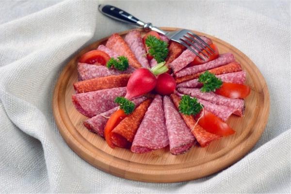 6 Stück Fleischteller aus BAMBUS Ø 25 cm Bild 2