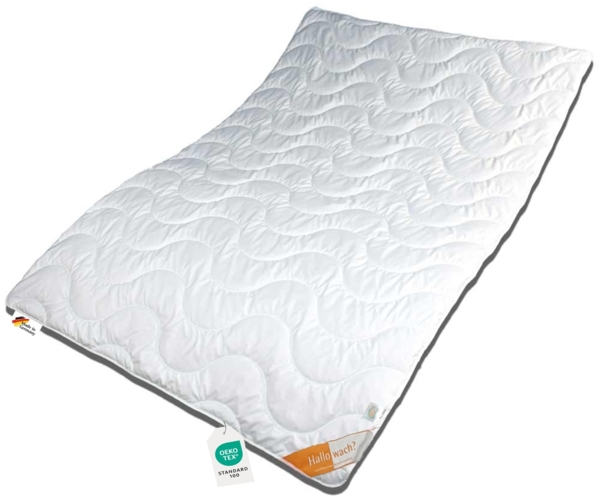 Sommerbett Steppbett Sommerdecke Klimafaser Hallo Wach 155x220 60°