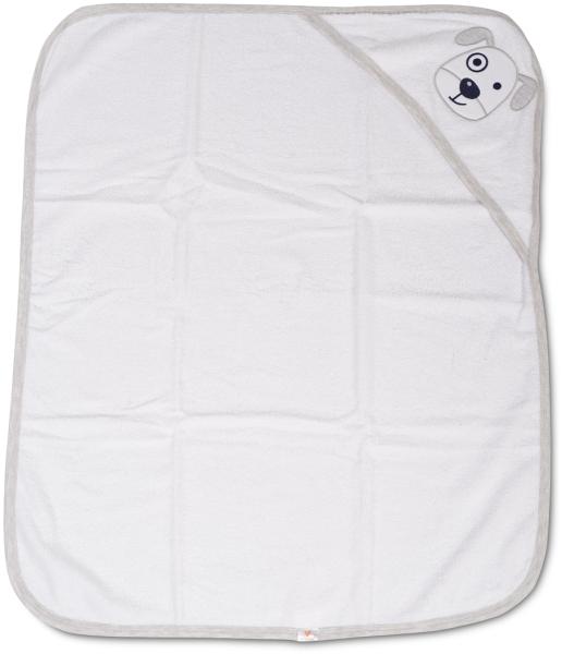 Cangaroo Baby Badetuch Baloo Kapuze 90 x 70 cm 100% Baumwolle Handtuch ab Geburt grau