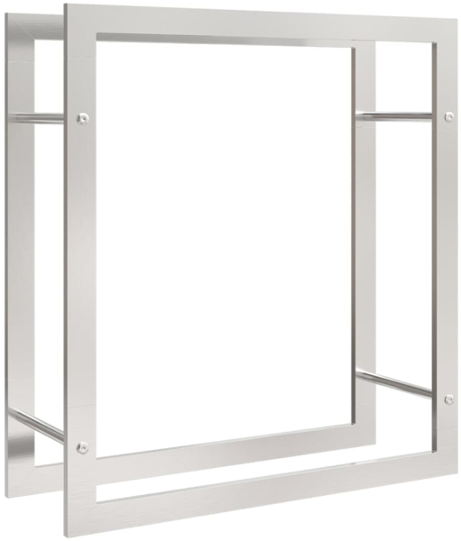 vidaXL Brennholzregal 80x28x86 cm Edelstahl 357862