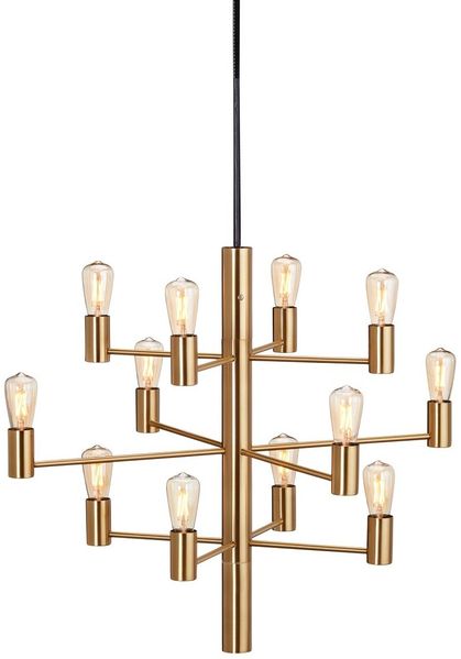 Herstal Manola Kronleuchter 12-flammig messing E14