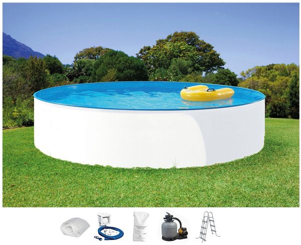 Clear Pool Rundpool MIAMI (Set, 6-tlg), 6-tlg. in versch. Größen