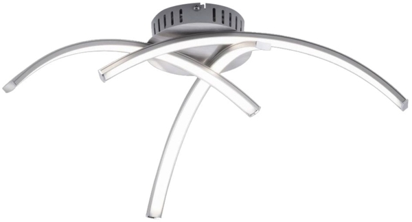 LED Deckenlampe, Strahler gebogen, Durchmesser 40 cm Bild 1