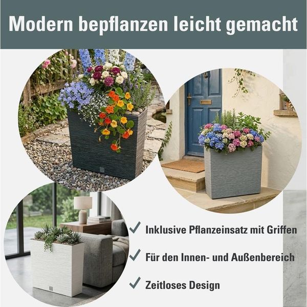 Prosperplast Blumentopf, Furu Case Tower Einsatzbox