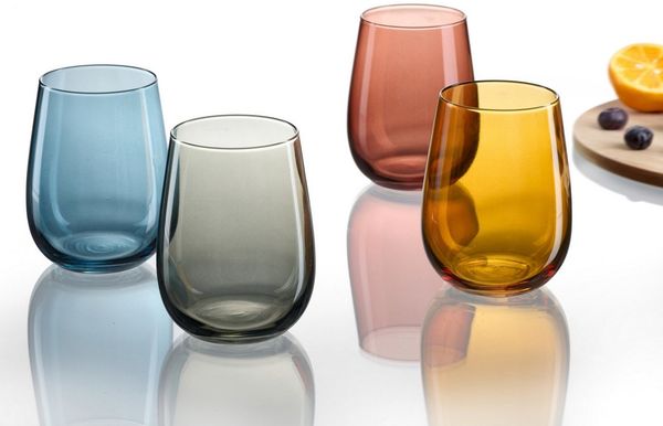 Ritzenhoff & Breker Gläser-Set Palermo, 4-tlg, Glas, Trinkglas im 4er Set, je 475 ml