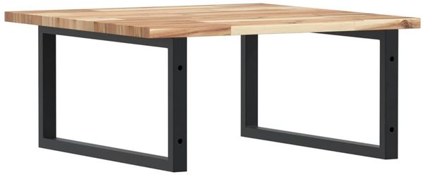 vidaXL Waschbeckenregal Wandmontage Stahl und Akazienholz 3302873 Bild 6