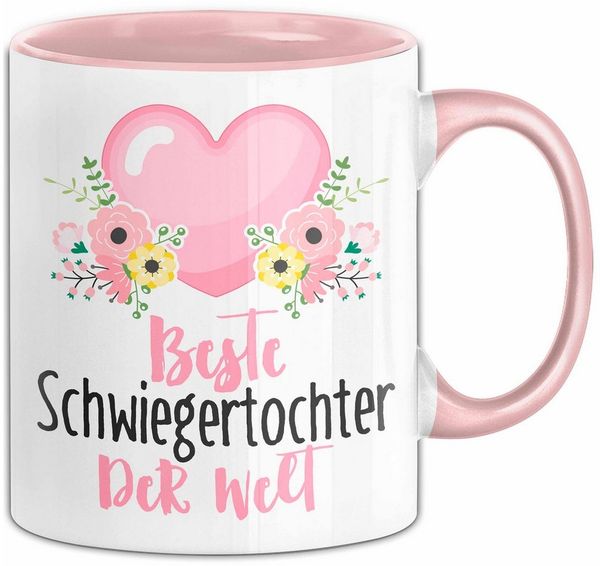 Trendation Tasse Schwiegertochter Tasse Geschenk Spruch Beste Schwiegertochter Der We
