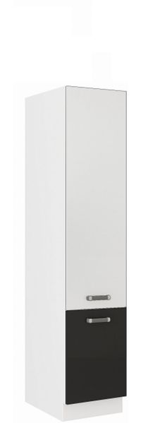Küchen Vorratsschrank 40 cm für das Modell „Omega 240 Schwarz + Weiß“