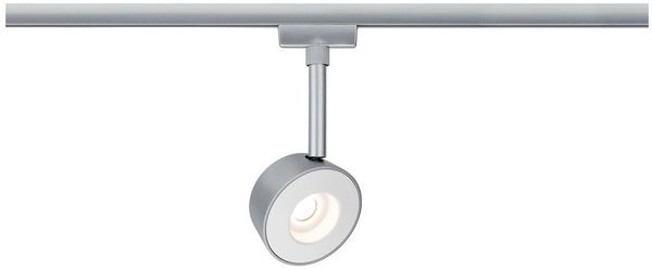 Paulmann 954.73 URail Schienensystems Spot Pellet 6,7W Chrom matt/Weiß 230V dimmbar Metall / Kunststoff