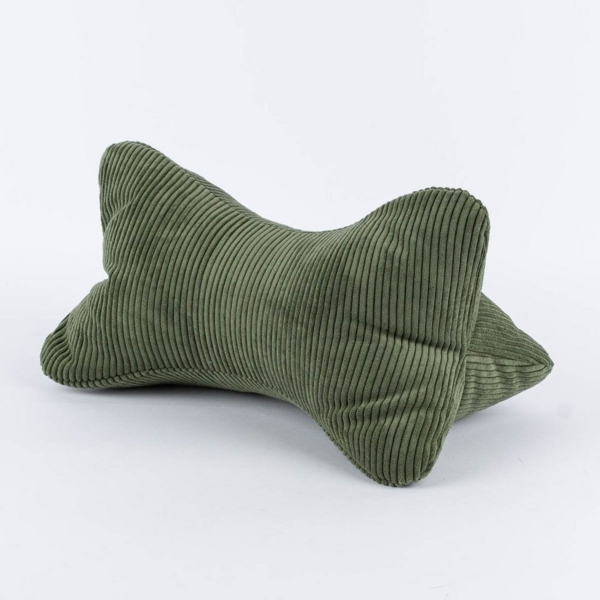 MAGMA Leseknochen INGA - ca. 42 x 22 cm Cord Look dunkelgrün