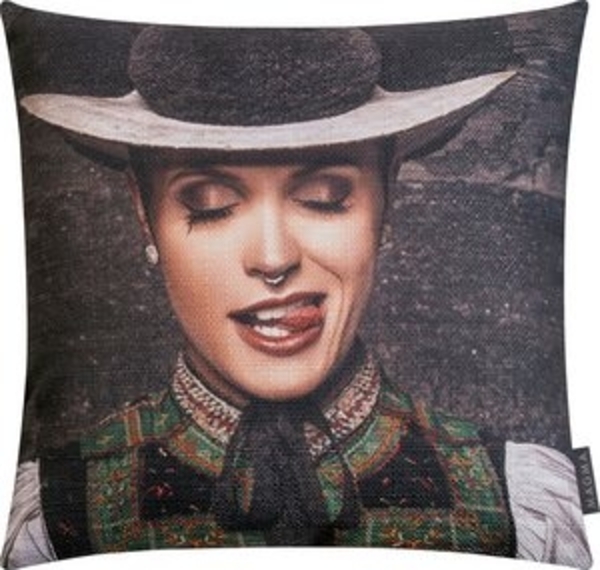 Magma Heimtex Kissenhülle Artwood Digitaldruck Verschiedene Motive Schwarzwald, (1 Stück), Vorderseite typisches Schwarzwald Motiv - Rückseite einfarbig samtig Bild 5