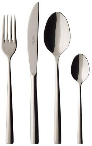 Villeroy & Boch 'Piemont', Besteckset 4tlg., Edelstahl silber