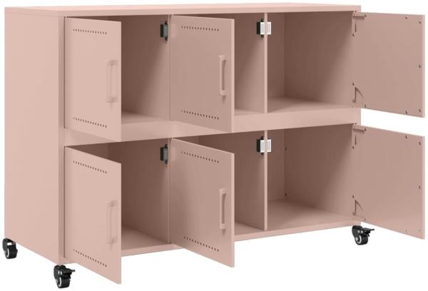 vidaXL Sideboard Rosa 100,5x39x72 cm Stahl 846741 Bild 8