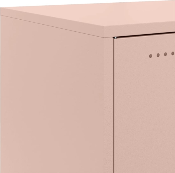 vidaXL Sideboard Rosa 100,5x39x72 cm Stahl 846741 Bild 10