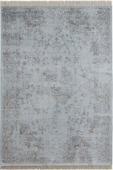 TaraCarpet Teppich Tara Carpet Palazzo Royal ECO Vintage, rechteckig, Höhe: 6 mm, Modernes Orientalisches Vintage Design in blau 80x140