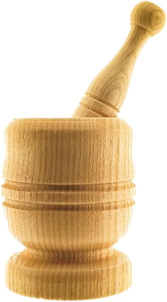 Mörser & Stößel Set, Hölzerner Knoblauchstampfer, Mörser,mit Stößel aus 100% Bambus,Geeignet für Knoblauch, Chili, Lngwer, Erdnuss, Walnuss, Verschiedene Gewürze