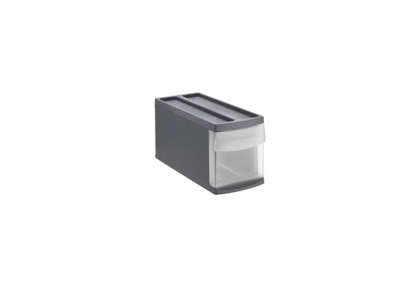 Rotho Schubladenbox Mono Systemix Slim 1 Schub anthrazit