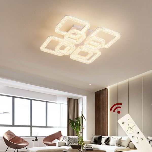 Eurotondisplay LED Deckenleuchte LED Deckenlampe Lampe Fernbedienung Lichtfarbe/Helligkeit einstellbar, LED fest integriert, Einstellbar, Mit Fernbedienung Lichtfarbe und Helligkeit einstellbar