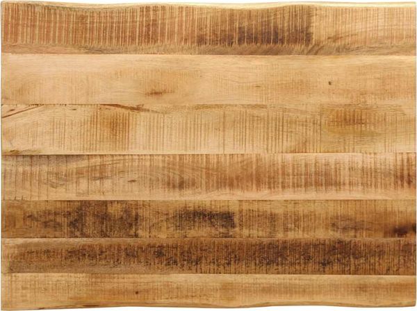 vidaXL Tischplatte mit Baumkante 70x60x3,8 cm Raues Mango Massivholz 370691