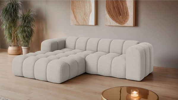 OTTO home Ecksofa KALLIE L-Form, 248 cm - OTTO. Verlässliche Qualität, Bubble Optik, moderne Steppung, hoher Sitzkomfort