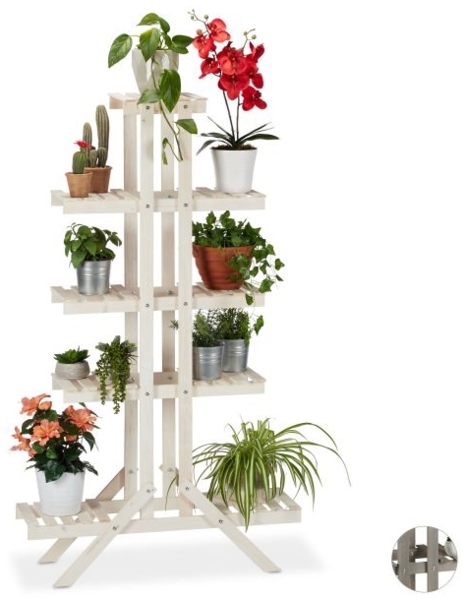 Blumentreppe Holz mit 5 Stufen 10026330_49