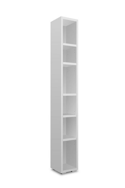 Newroom Standregal Nikita, Regal Weiß Raumteiler Bücherregal Wohnzimmer modern Arbeitszimmer...