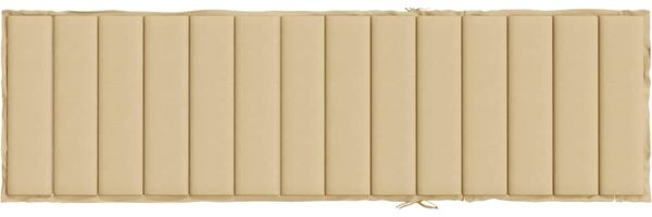 vidaXL Sonnenliegen-Auflage, Melange Beige, 4 x 200 x 50 cm Bild 5