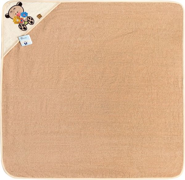 Be Mammy Handtücher Kapuzenhandtuch Babyhandtuch aus Baumwolle 100cm x 100cm BE20-240-BBL, Frottee (1-St)