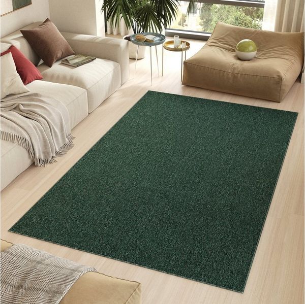Tapiso Teppich NIZZA, rund, Höhe: 6 mm, Wohnzimmer, Schafzimmer, Einfarbig