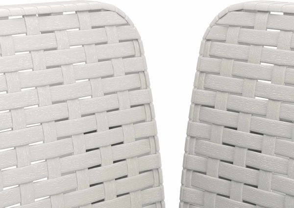vidaXL 1-Sitzer Sessel mit Kissen Rattan-Look PP Weiß 8011860 Bild 5