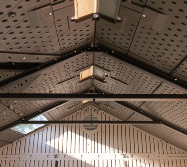 Lifetime Kunststoff Gerätehaus Sky | Lichtgrau | Bild 7