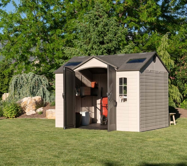 Lifetime Kunststoff Gerätehaus Sky | Lichtgrau |