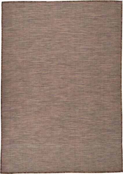 vidaXL Outdoor-Teppich Flachgewebe 160x230 cm Braun 340790