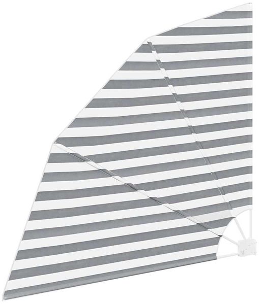 vidaXL Balkon Sichtschutz 140 x 140 cm Polyester Anthrazit und Weiß 42000931 Bild 4
