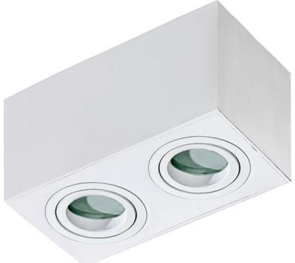 Azzardo Deckenleuchte AZzardo BRANT 2 SQUARE weiße Kuppel Deckenleuchte AZ2826